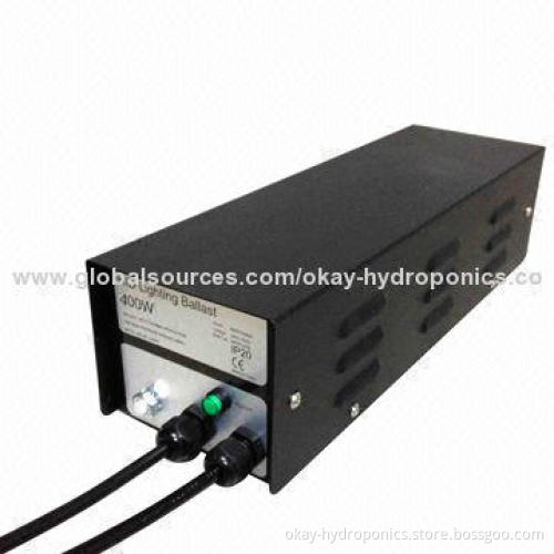 400W HID Lighting Ballast for Grow Lights with CE, RoHS Marks, Sized 45 x 12 x 11cm